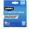 HART 1/4-Inch | 6mm HEAVY-DUTY STAPLES 1250 ct. Fits All