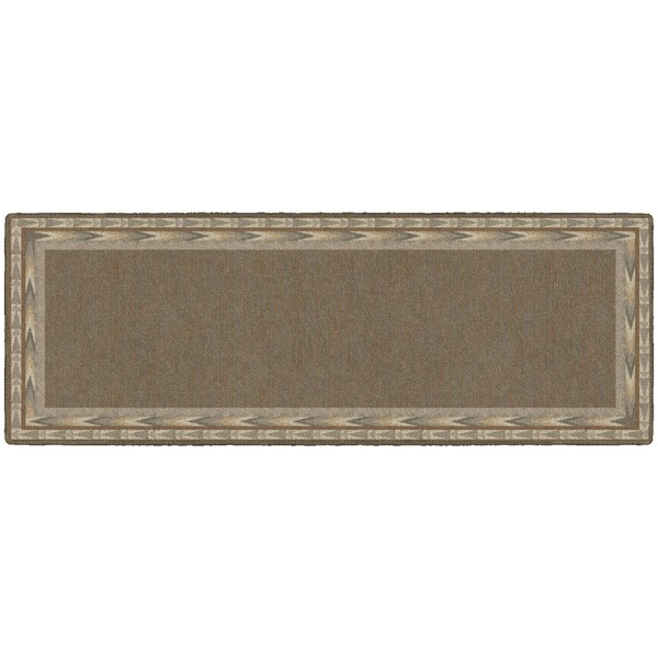 Brumlow MILLS Vernal Home Indoor Area Rug with Traditional Solid Print Pattern for Living Room Decor, Dining Room, Kitchen Rug, or Bedroom Mat, 22" x 60", Neutral