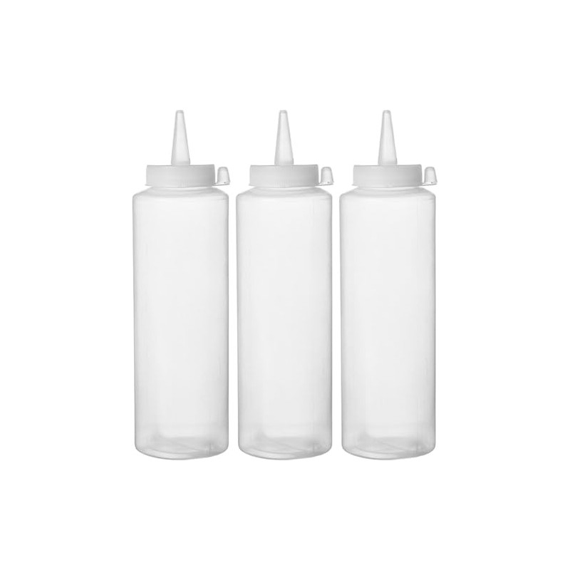 HENDI 558058 Dispenser bottle sets, transparent, 50 x (H) 185