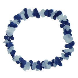 Krüger & Gregoriades 551680 – Collana di Fiori, Blu/Bianco/Blu
