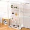 MUJI 18958207 Acrylic Necklace and Earring Stand, Approx. Width 2.6