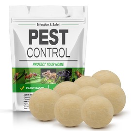 AUDQQM Pest Control, Rodent Repellent, Mouse Repellent Indoor/Outdoor, Peppermint Oil to Repel Rats, Roaches, Ants, Spiders & Moths, Mice Deterrent That Works for House, 3 Months Protection-8P