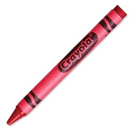 Crayola 52-0836-038 Single Color Crayon Refill, 5/16" x 3-5/8" Size, Standard, Red