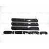 GMC Overlay 4PCS Gloss black Door Rear Sierra Elevation Emblem