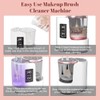 ZJchao Limpiador de Brochas de Maquillaje Eléctrico