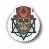 AMA SHOP Skull Freemason Symbols Masonry Shaped Sticker | Car
