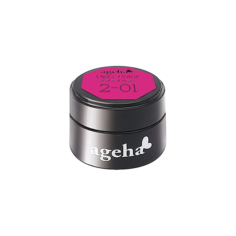 ageha Opticolor 2-01 2.7g Neon Pink UV/LED Compatible