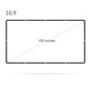 Projector Screen, 100/150 Inch Portable Projection Screen Widescreen 16: 9