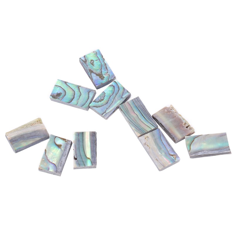 10Pcs Abalone Shell Inlay Natural Guitars Inlay Material Guitar Fretboard