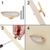 Malimali Unique White Agate Cabinet Knobs and Pulls Set of