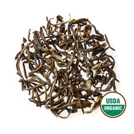 Golden Moon Organic Green Tea Vanilla Jasmine - Loose Leaf, Non-GMO - Travel Tin (30 Servings)
