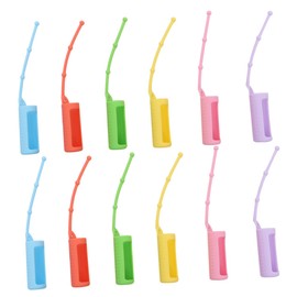 PACKOVE 12Pcs Silicone Bottle Holder Essential Oil Protective Cover Durable Versatile for Travel Business Trip Camping for Daily Use