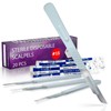 Disposable #15 Scalpel Blades, Sterile Pack of 20 Dermaplaning Blades