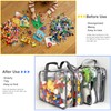 4 PVC Storage Bags for Toys Toilet Bags with Zip