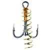 Eagle Claw 374SBA-14 2X Treble Soft Bait with Spring Hook,
