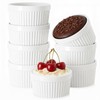 Ramekins 6 OZ Small Bowls, WERTIOO 8 PCS Creme Brulee
