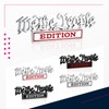 We The People Car Emblem 2Pack, Premium 3D Metal Vehicle
