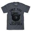 Tee Luv Smokey Bear T-Shirt - Only You Can Prevent