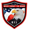 ProSticker 212 (One) 4" Patriot Series Never Forget The Brave,