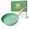 Innerwell Nonstick 9.5 Inch Skillet, Aluminum, Non-Toxic, PTFE & PFOA