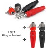 ATNSINC 30PCS Binding Posts Terminals 4mm Banana Plug Socket &