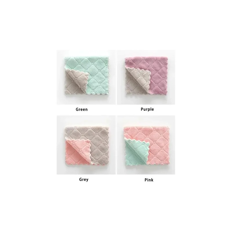10 Trapos Secadores Cocina Felpa Sin Pelusa Super Absorbente