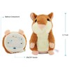 YOEGO Talking Hamster Repeats What You Say Interactive Stuffed Plush