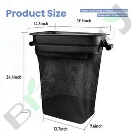 Braveboy 400226 Grass Catcher Container Bag Compatible with Husqvarna/Craftsman/Poulan Replaces 960730028, 532400226, 966529103, G483ST, RZ30, RZ3016 for Dixon Riding Lawn Mowers (2 Pack)