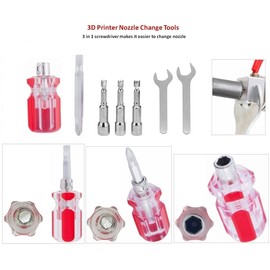 Ruimou 3D Printer Nozzle Replacement Tool for MK8 MK10 UM2 E3D