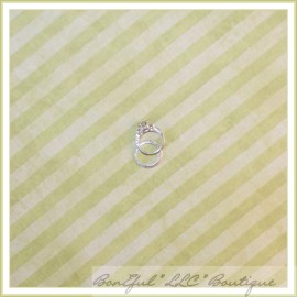 Signature BonEful Fabric FQ Cotton Quilt Green Color Tonal STRIPE Texture Blender Bohemian