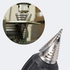 CUKCIC Step Drill HSS Spiral Slot Round Shank Cone Drill