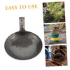 Mipcase Metal Dung Cleaning Shovel Heavy Duty Metal Ladle for