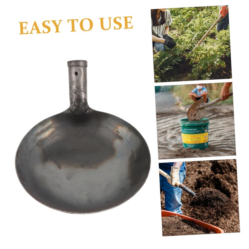 Mipcase Metal Dung Cleaning Shovel Heavy Duty Metal Ladle for