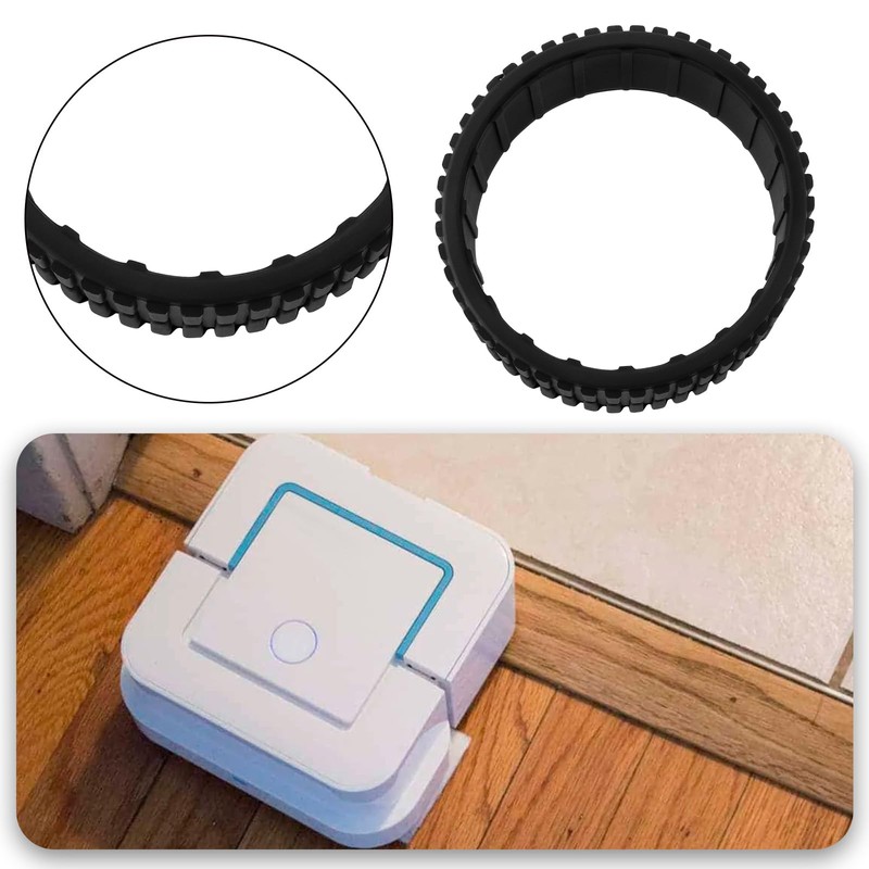 OTOTEC 2 Pcs Cleaning Robot Rubber Replacement Tires Compatible with