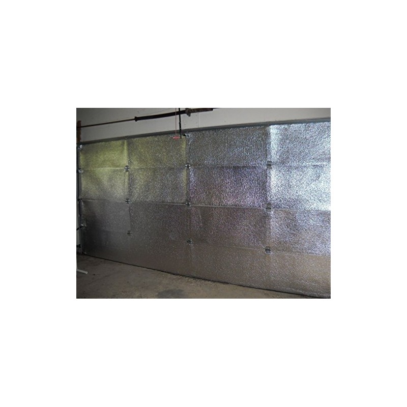 NASA TECH Reflective Platinum Double Car Garage Door Insulation Foam