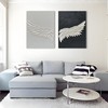 Epicler art Hand-Painted Modern Abstract Art Oil Painting White Wings