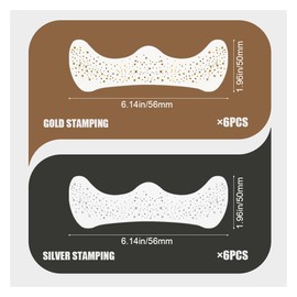 12 PCS Glitter Freckles Face Tattoo Temporary, Waterproof Sparkle Freckles Freckle Tattoo with 1 Sheet Face Gems Jewels Rhinestone Stickers (Silver)