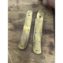 Hubertus Knife  Scales White Micarta  10 CM RARE. Handles And Many Others