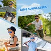 BangLong Kids Polarized Baseball Sunglasses, UV400 Sports Glasses Ages 8-16