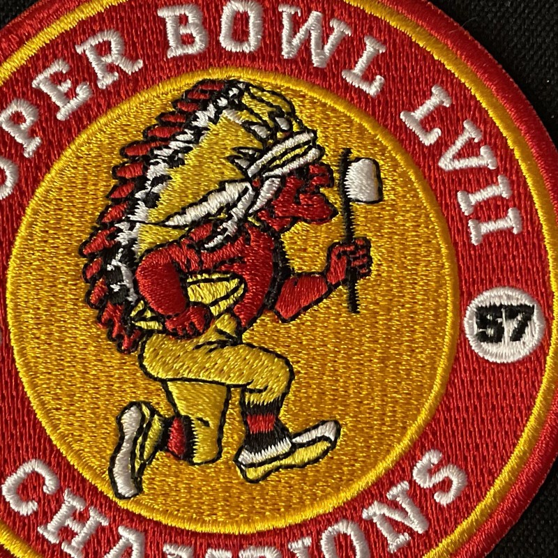 Kansas City Chiefs Super Bowl 57 embroidered iron on PATCH