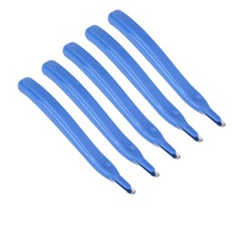 Staple Remover Rubberized Staple Remover Tool for Staple Removal Efficient with Non-Slip Grip for Office School Home Blue 5 Pack