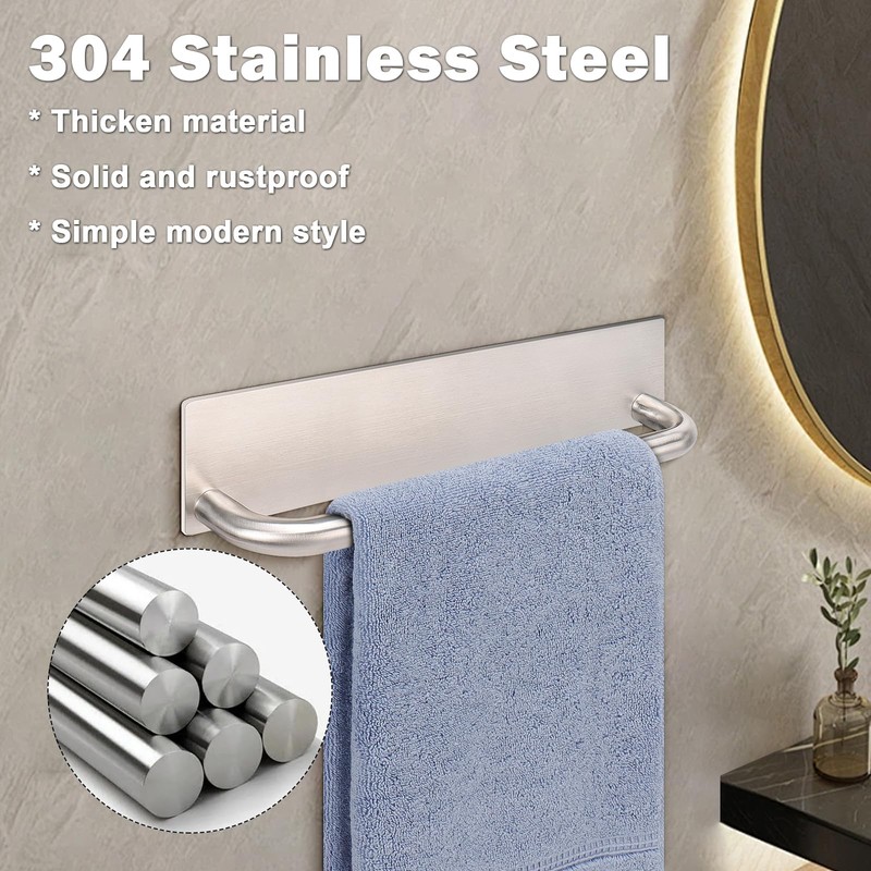Self Adhesive Hand Towel Holder- 304 Stainless Steel Hand Towel