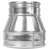 8" to 6" Inch Ventilation Duct Reducer - Galvanized Steel