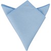 Elerevyo Men's Cotton Handkerchief Classic Solid Color Pocket Square for