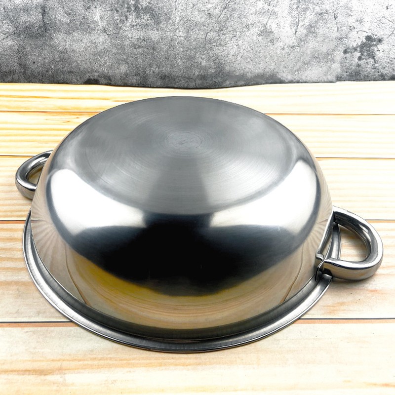 Stainless Steel Cooking Pot with Double Ear Rapid Heating Stainless