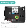 NineLeaf 6PK Compatible for Brother P-Touch Label Maker Tape TZe-251