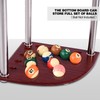 Lineslife Pool Stick Holder for Billiard Room, 8 Pool Cue