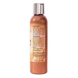 Organic Bronze Shimmer Body Lotion - Shimmer & Sparkle For All Skin Types - Chemical Free Shimmering Moisturizer by Glimmer Goddess