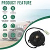 WIKIBB Electric Radiator Cooling Fan Motor Replacement for Honda Trx420Fe