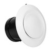 Exhaust Air Ceiling Valve ABS Round Anemostat Cover Plate Valve